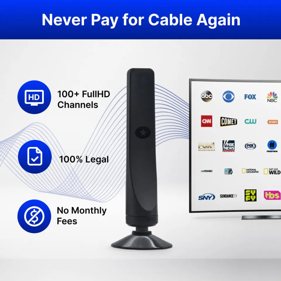 Rewave indoor HD TV antenna